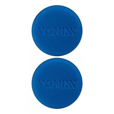 Imagem de Kit 2 Aplicador Espuma Cera Plastico Polidor Vonixx