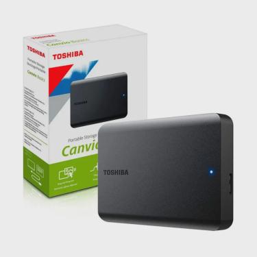 Imagem de HD Externo 4TB USB 3.0 2,5 Canvio Basics HDTB540XK3CA Toshiba