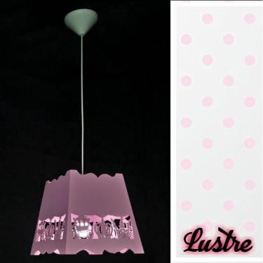 Imagem de Luminária de Teto Infantil - Princesa Rosa Bb