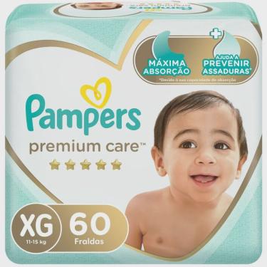 Imagem de Fralda Descartável Pampers Premium Care xg 60 Unidades
