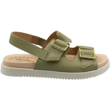 Imagem de Sandália Rasteira Modare Ultra conforto Napa Floather Nature Feminina,