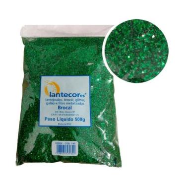 Imagem de Glitter Metalizado Verde 200 Tinta De Parede 500gr - Lantecor