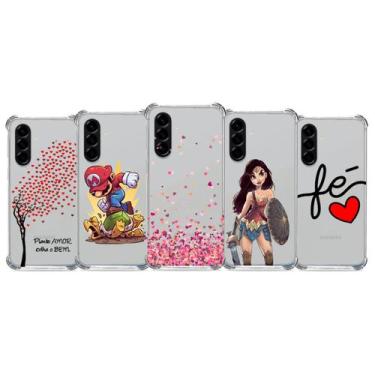 Imagem de Capa Personalizada Para Galaxy A56 + Pelicula Privacidade - Mustangsho