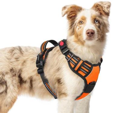 Imagem de Arnês para cães rabbitgoo atualizado no Pull Medium Orange