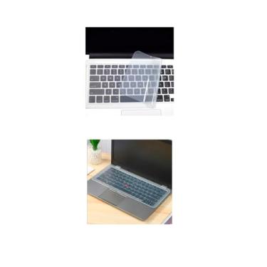 Imagem de Capa protetora universal para teclado, silicone, impermeável, à prova de poeira, protetor de teclado 12 a 17 polegadas para notebook
