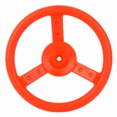 Imagem de Volo de Direção Pequeno para Crianças, Volante de Playground, Plástico, Resistente e Resistente, Instalação Fácil, Cores Brilhantes, Com Rotação, Acessórios para Conjuntos de