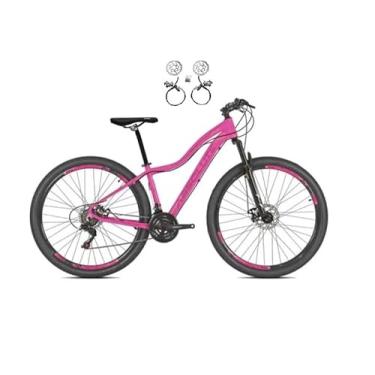 Imagem de Bicicleta Feminina Aro 29 Absolute Hera Alumínio 24v Freio a Disco Hidraulico Garfo Suspensão (Rosa, 17)