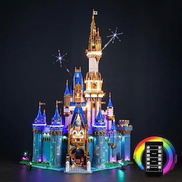 Imagem de BrickBling LED Light Kit for Lego Disney Castle 43222, Remote Control Version Light Compatible with Lego 43222-No Model Included