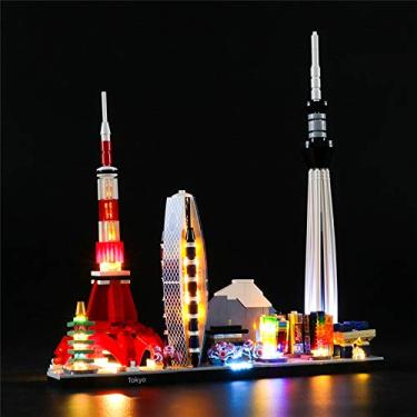 Imagem de GEAMENT LED Light Kit for Architecture Skylines Tokyo - Compatible with Lego 21051 Building Blocks Model (Model Set Not Included)