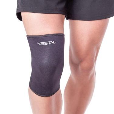 Imagem de Joelheira Lisa Longa KSN035 Kestal, G, Preto