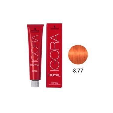 Imagem de Coloração Igora Royal 8-77 Louro Claro Cobre Extra 60g - Schwarzkopf