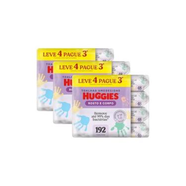 Imagem de Lenço Umedecido Huggies Leve 12 Pague 9 - 48 Toalhas cada