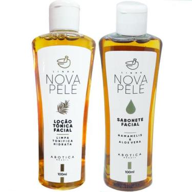 Imagem de Kit Sabonete Facial + Loção Tonica Facial Nova Pele - A Botica