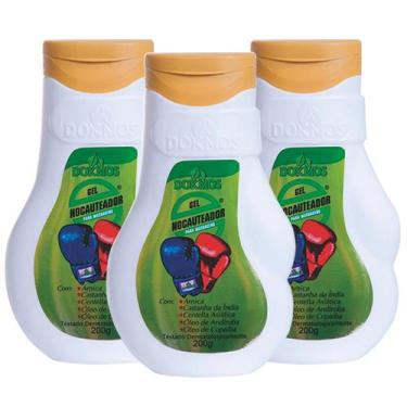 Imagem de Kit 3 Gel Nocauteador Massageador Dokmos 200g, 3