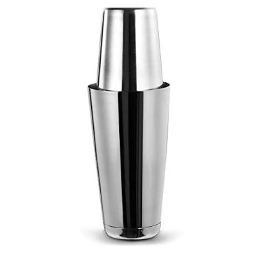 Imagem de Mimo Style, Coqueteleira Boston Profissional em Inox com Dois Copos de 800 mL e 500 mL