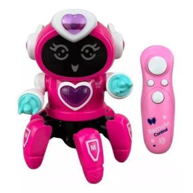 Imagem de Brinquedo Robô Aranha Controle Remoto Dançarino Som Luz Colorido - Toy