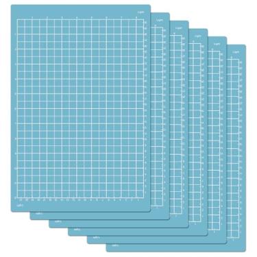 Imagem de ReArt Tapetes de corte leve para Cricut Joy Xtra - Tapete de corte de papel artesanal de 30 x 21 cm, uso com papel de impressora, velino, cartolina leve e muito mais, costura e artesanato (6 pacotes