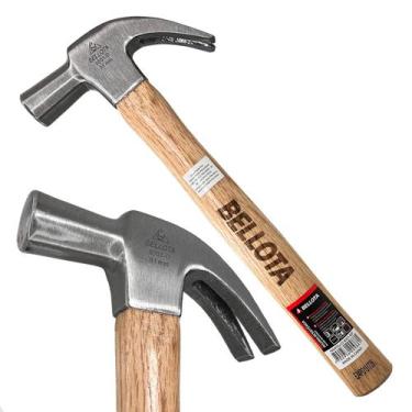 Imagem de Martelo Unha Carpinteiro Cabo Madeira 31 Mm 8001-d - BELLOTA