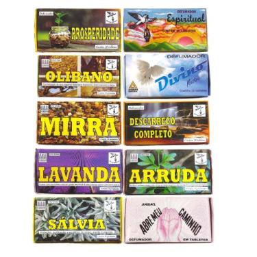 Imagem de Kit 10 Cx 200 Tabletes Defumador Natureza Espiritual Umbanda
