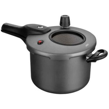 Imagem de Panela de Pressão MTA 6600 4,5 Litros Fechamento Externo com Visor, GR