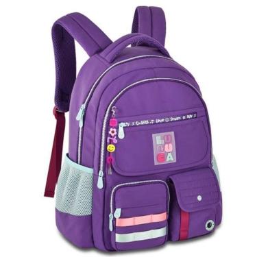 Imagem de Mochila De Costas Juvenil Em Nylon Oficial Luluca Lu24600