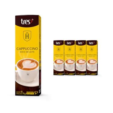 Imagem de 3 Corações Pack Cápsula De Cappuccino Doce De Leite Havanna TRES - 40 un.