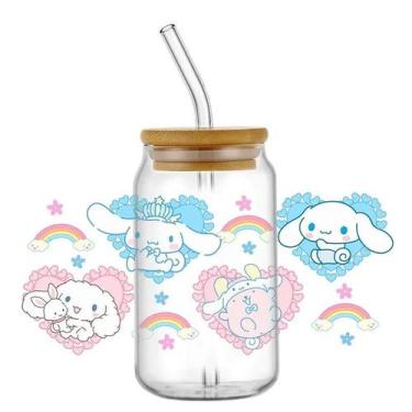 Imagem de Adesivo 3D Fofo Do Bebê Cinnamoroll, Transferência UV DTF À Prova D'ág