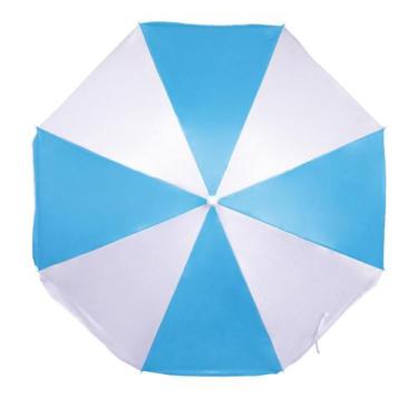 Imagem de Guarda-Sol 1,80m Articulado Azul Claro - MOR