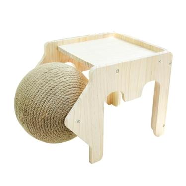 Imagem de ShengQuanHao Casa para, Decoração de Habitat, para Dormir, Madeira Maciça, Esconderijo para Hamster, Pequenos Animais de Estimação, Brinquedo de, Estilo F