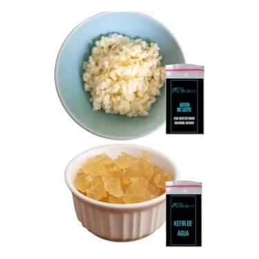 Imagem de Kit Compre Kefir Desidratado De Leite E Ganhe Kefir De Agua