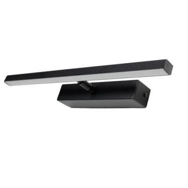 Imagem de Arandela Articulável Para Espelho Lavabo Banheiro Midi Preta - Ilumina