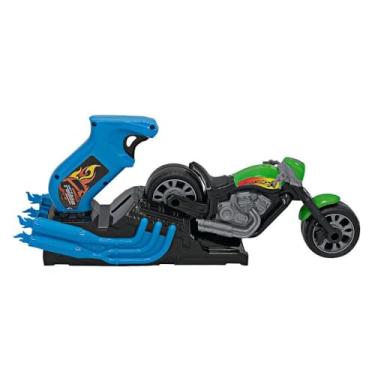 Imagem de Kit 02 Moto Rodão com Disparador, 22cm, Brinquedo Infantil, 2 Unidades, Cores Sortidas