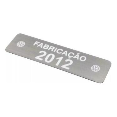 Imagem de Adesivo Etiqueta Ano Fabricação Compatível Volkswagen 2012 - SPTS