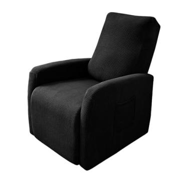 Imagem de GOSTADY Capas para cadeira reclinável, 4 peças, impermeável, jacquard, pequena, reclinável, capa reclinável, para cadeira reclinável Lazyboy, com bolso de armazenamento, protetor de móveis para sala