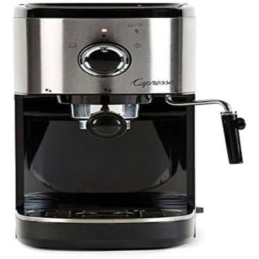 Imagem de Cafeteira Elétrica . Expresso Automática 1.2L 15 Bar de Aço Inoxidável, 110v, CAPRESSO 120.05, Preto