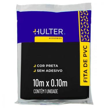 Imagem de Fita PVC sem Adesivo Hulter 100X10m Preta HT110PA