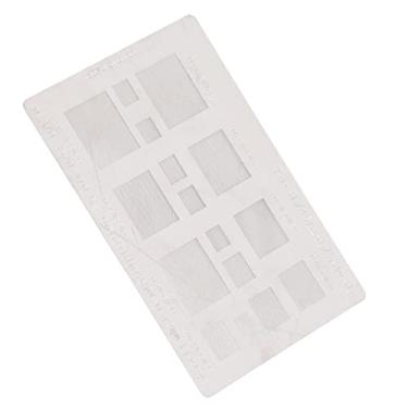 Imagem de lyrlody Estêncil de Re -Bga de Bga Compacto, Estêncil de Solda de Aço Inoxidável Universal Com Ampla Gama de Arremessos e Espaçamento, para Chips IC do Telefone Reparar o Modelo de Solda de Malha de