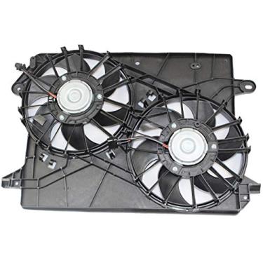 Imagem de MYSMOT Conjunto de ventoinha de refrigeração de motor duplo para Dodge Challenger 2008 2009 / Chrysler 300 2005-2009 / Dodge Charger 2006-2009 / Dodge Magnum 2005-2008 5137714AA