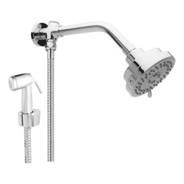 Imagem de Ducha Chuveiro 5 Jatos Desviador Chuveirinho Com Trava Luxo