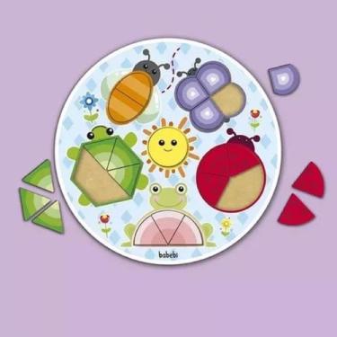 Imagem de Quebra Cabeca Progressivo Infantil Jardim Animais Formas Educativo - B