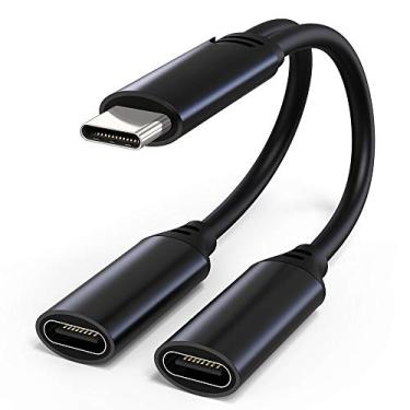 Imagem de Adaptador de áudio USB tipo C ADTRIP para adaptador de áudio USB C tipo C para auxiliar para Google Pixel 3/3 XL/4/4 XL, iPad Pro 2018, Samsung Galaxy Note 10/10+/S20/S20+/Tab S5e/S6, Oneplus 6T/7 Pro