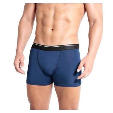 Imagem de Cueca Boxer Viscose " Várias Cores " - LLUCHI, AZUL PROFUNDO, GG