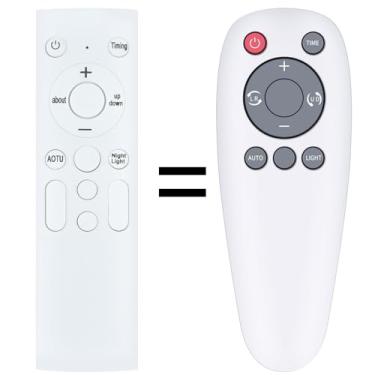 Imagem de Controle remoto de substituição para ventiladores de mesa de circulação de ar Leavesden FL10-X, controle remoto de ventilador de mesa oscilante com 12 velocidades, temporizador de 12H