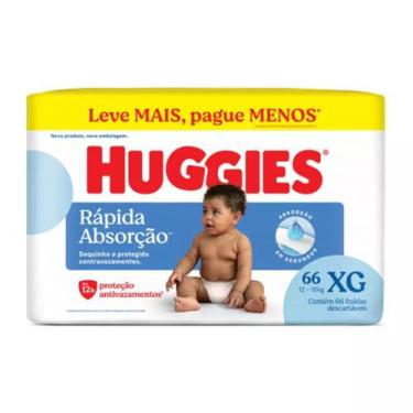 Imagem de Fralda Descartável Huggies Tripla Proteção Hiper - Tamanho XG- Com 66 