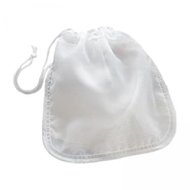 Imagem de AFXGUSD 2x Saco de Nozes Saco de Fermentação Filtro Resistente Ao Calor Saco Coador Versátil Saco Coador para Chá Café Leite de Soja Queijo