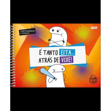 Imagem de Caderno Desenho 80 Folhas Flork Jandaia 6100