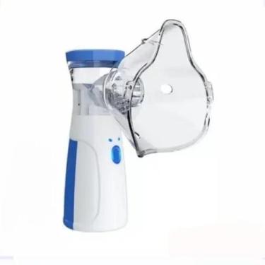 Imagem de Inalador Criança Adulto Nebulizador Silencioso Portátil - Mesh Nebuliz
