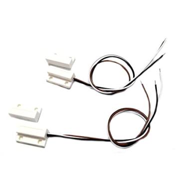 Imagem de Sopepoyie Conjuntos De Interruptores Magnéticos Reed Mc-38 Nc/No Com Fio Para Montagem Em Superfície, Alarme Para Porta E Janela, Sensor De Contato, Para Segurança Residencial E Interruptor De Alarm
