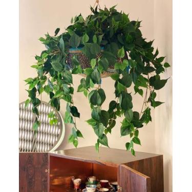 Imagem de Folhagem Artificial Hera 95cm /sem o vaso - Toke verde