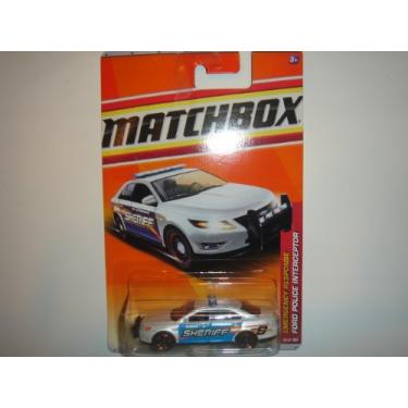 Imagem de Matchbox 2011 Emergency Response Ford Taurus Police Interceptor Sheriff White